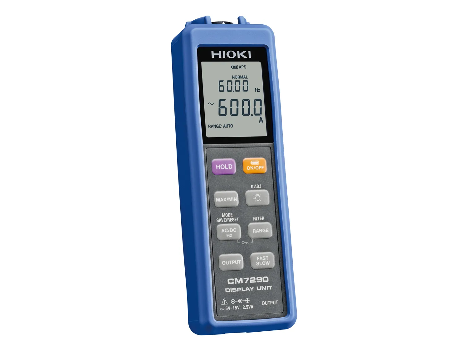 HIOKI CM7290 display unit for clamp on sensors CT7600 and CT7700 dual display