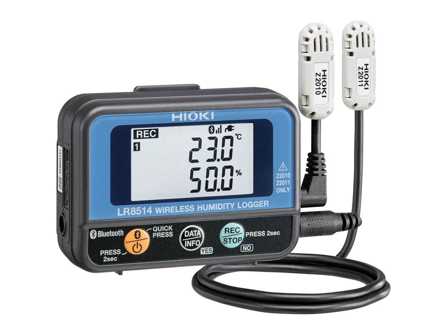HIOKI LR8514 wireless temperature humidity data logger long term monitoring