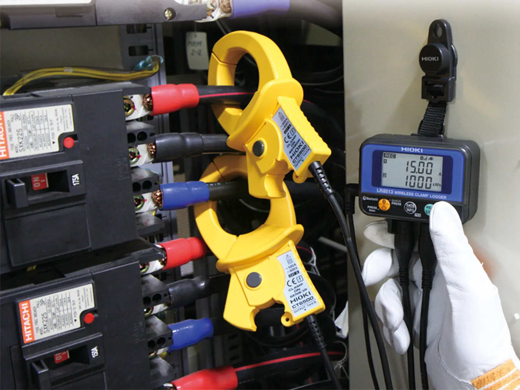 HIOKI LR8513 bluetooth current logger 2 channels