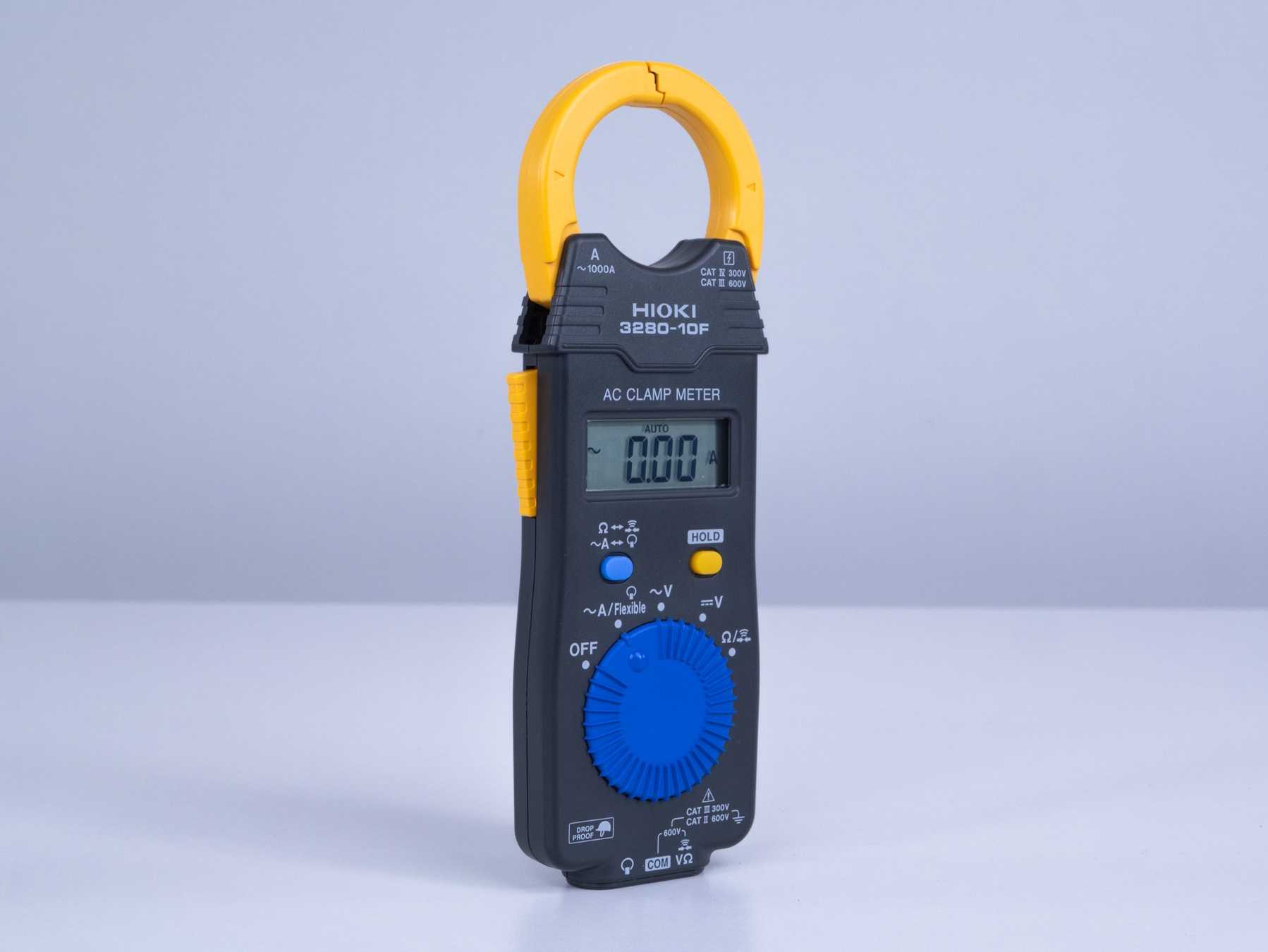 HIOKI 3280-10F ac clamp meter with 3 current ranges up to 1000 a voltage measurement up to 600 v ac dc