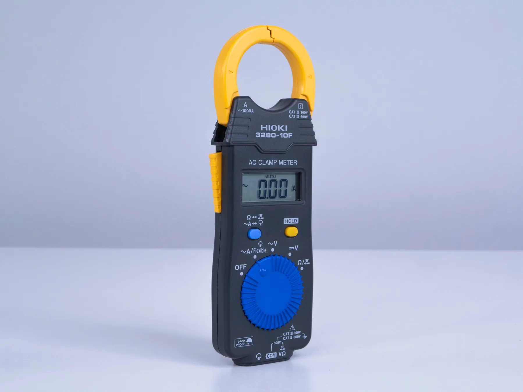 HIOKI 3280-10F ac clamp meter with 3 current ranges up to 1000 a voltage measurement up to 600 v ac dc