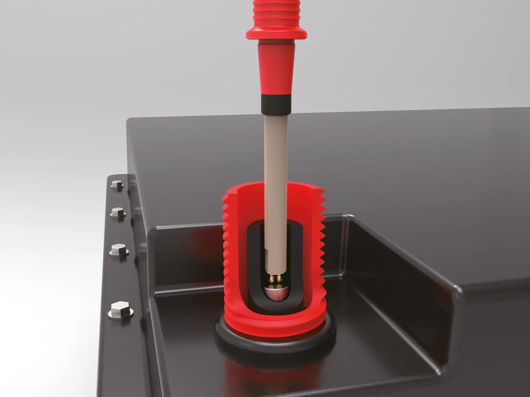 HIOKI L2110 pin type lead for high voltage four terminal structure