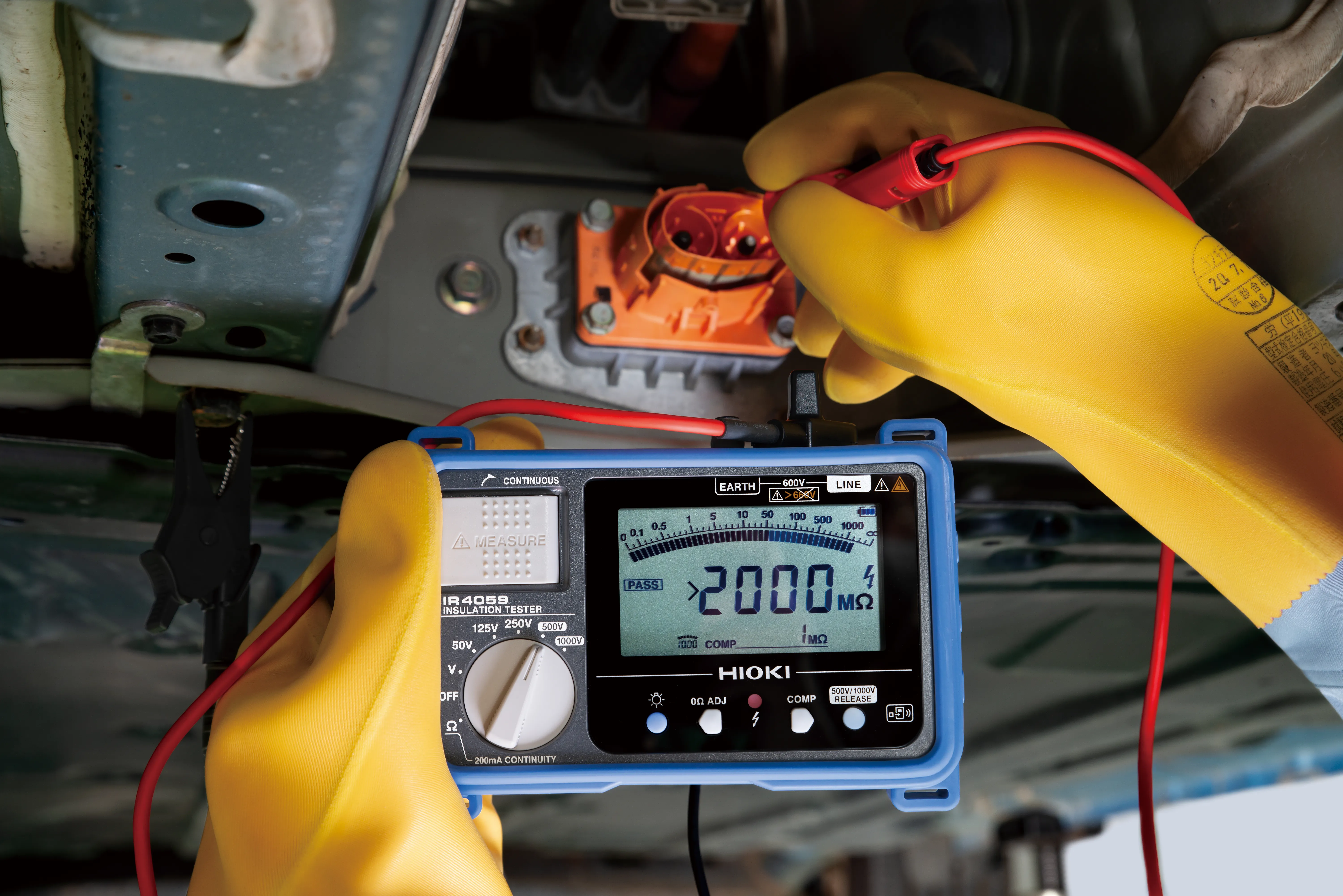 HIOKI IR4059 - Digitaler Isolationstester mit Balkenanzeige