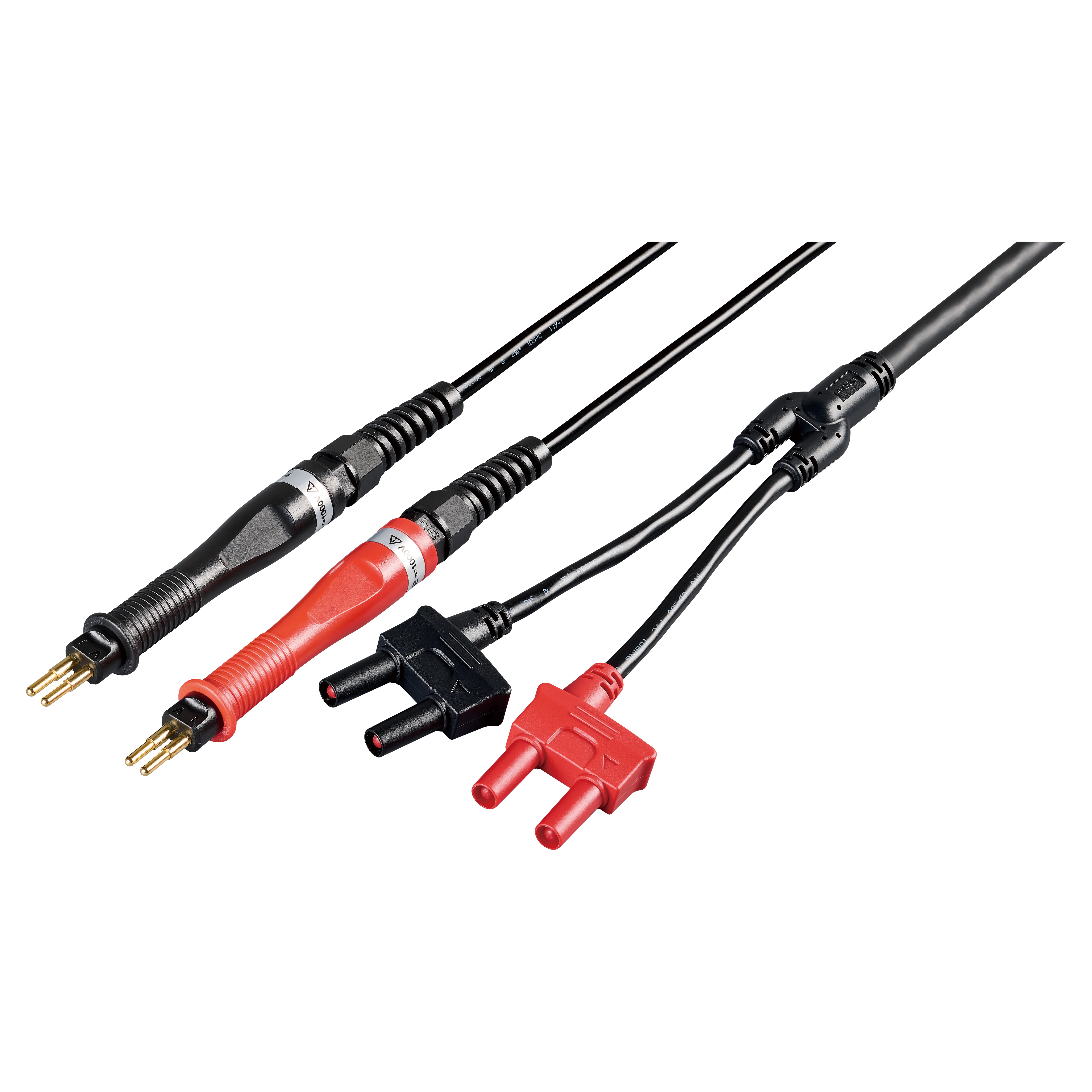 HIOKI L2141 - Rounded-tip pogo-pin test leads for four-terminal resistance measurement