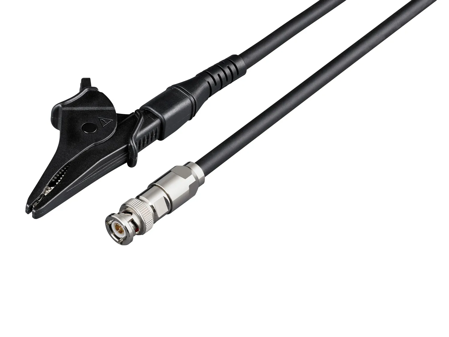 HIOKI L2131 black clip test lead triaxial connector