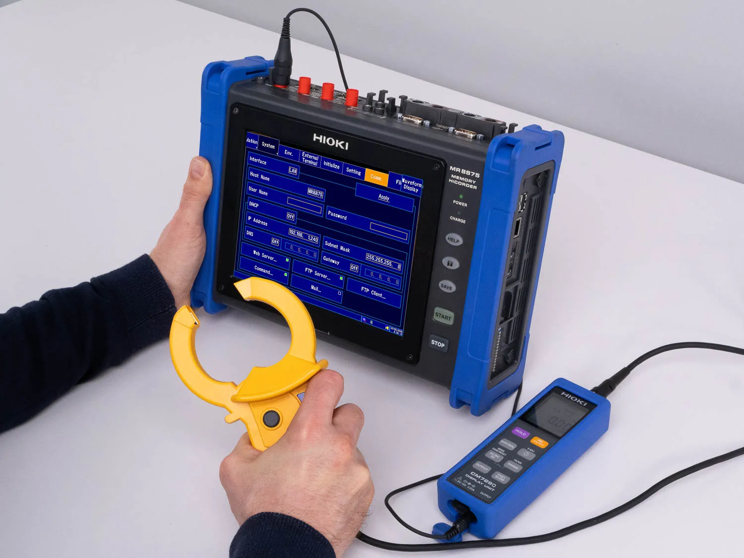 HIOKI CT7116 ac leakage current sensor comatible with MR8875 memory recorder