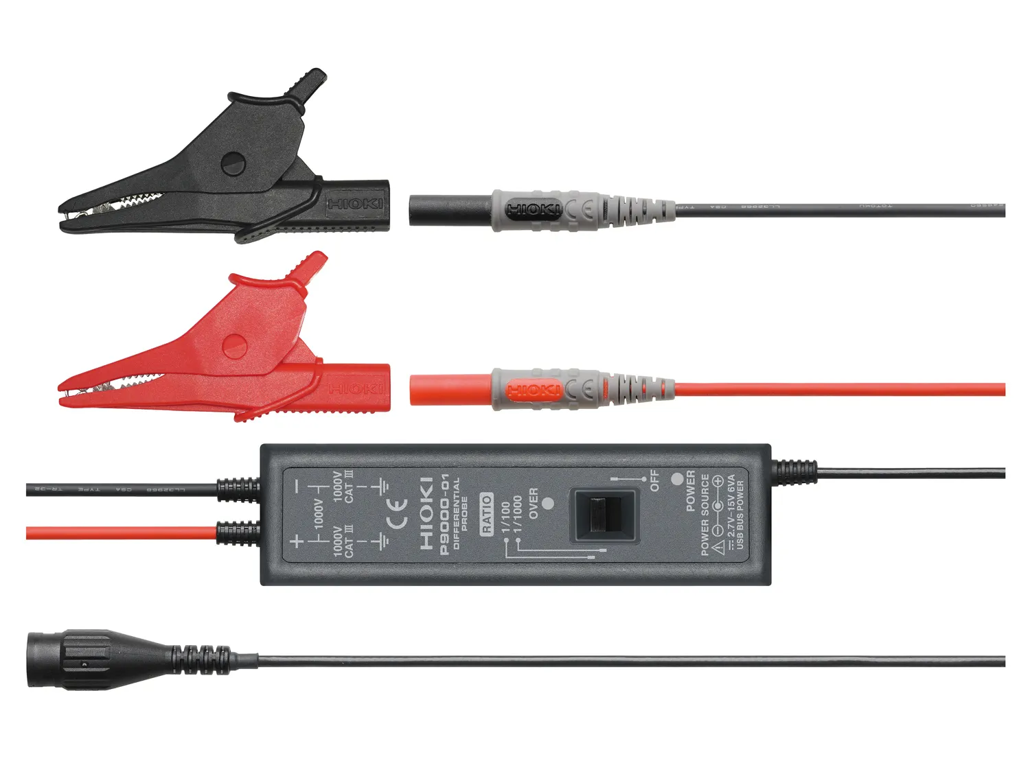 HIOKI P9000-01 differential probe 100 1 division ratio