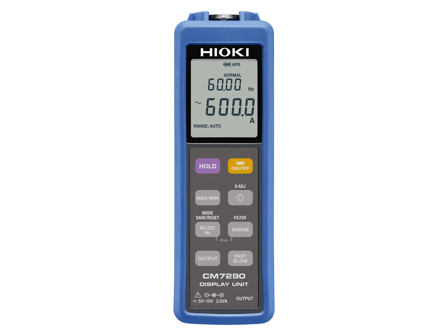 HIOKI CM7290 display unit for clamp on sensors CT7600 and CT7700 four output formats