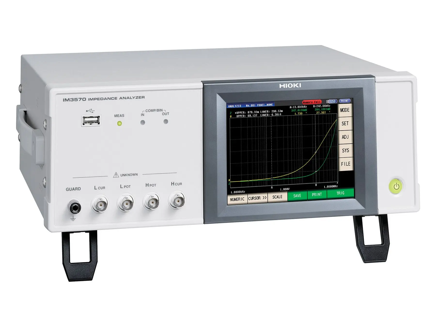 IM3570-9000 - Impedance Analyzer, 4 Hz to 5 MHz, Equivalent Circuit Analysis included