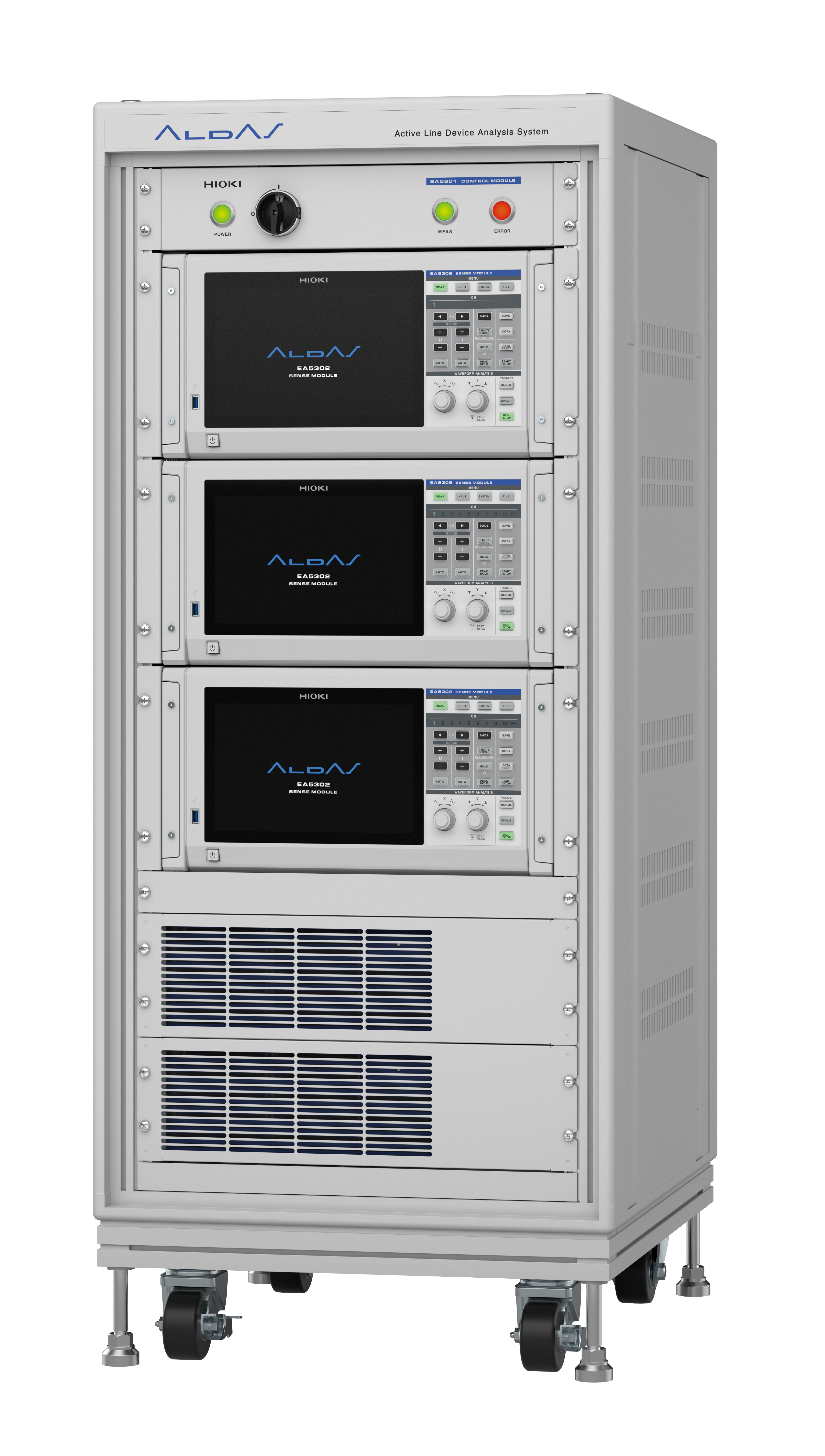 ALDAS-E – EIS-Messsystem für Elektrolyse- und Brennstoffzellen-Stacks im kW- bis MW-Bereich