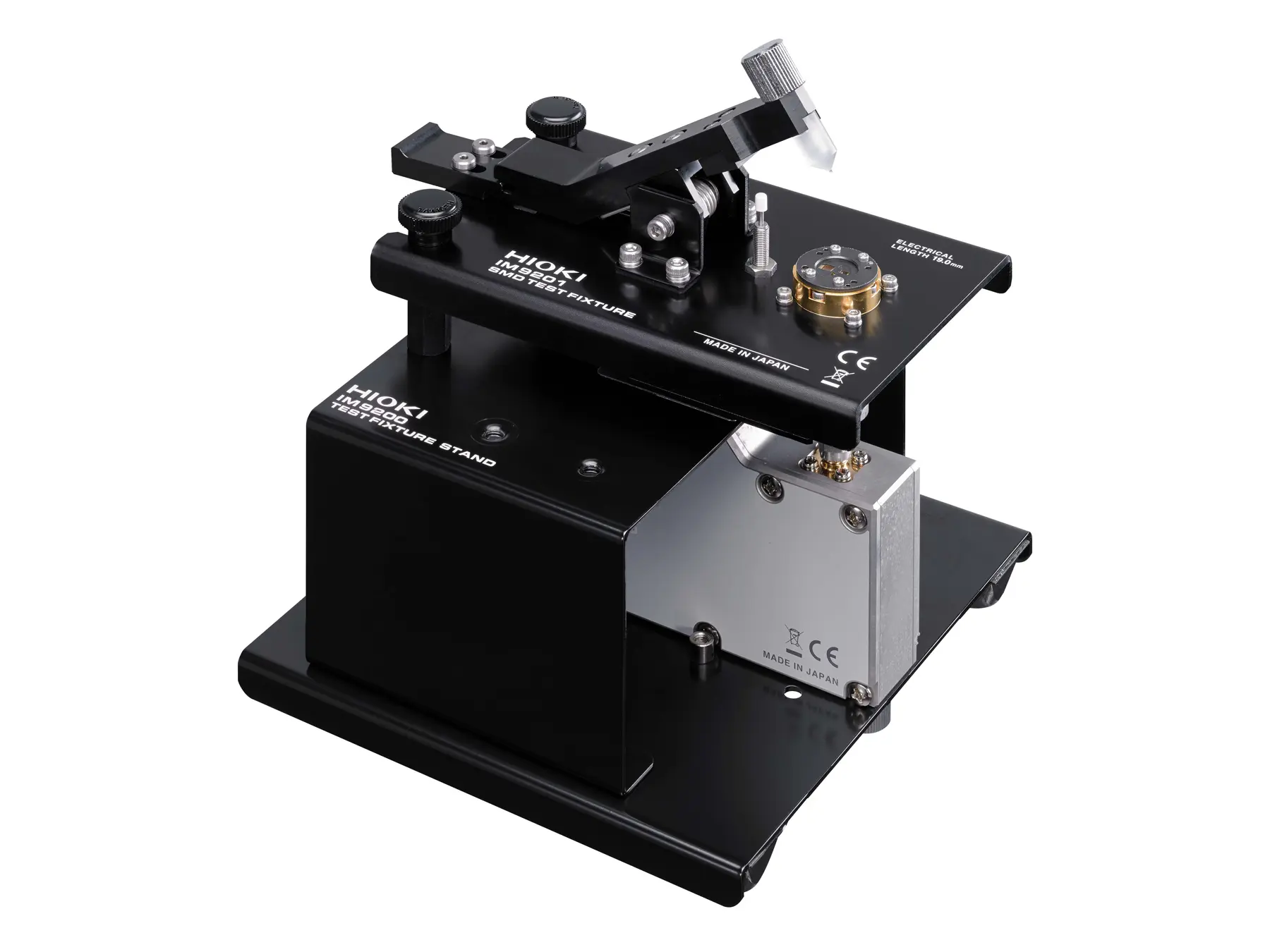 HIOKI IM9201 smd test fixture for impedance measurements dc to 3ghz carrying case included