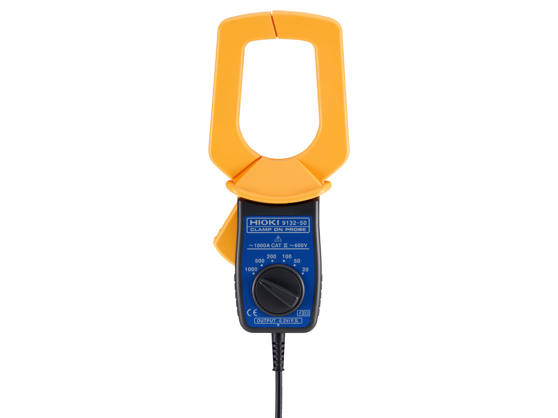 9132-50 - AC Multi-Range Current Clamp, 1000 A, 1 kHz, BNC Output