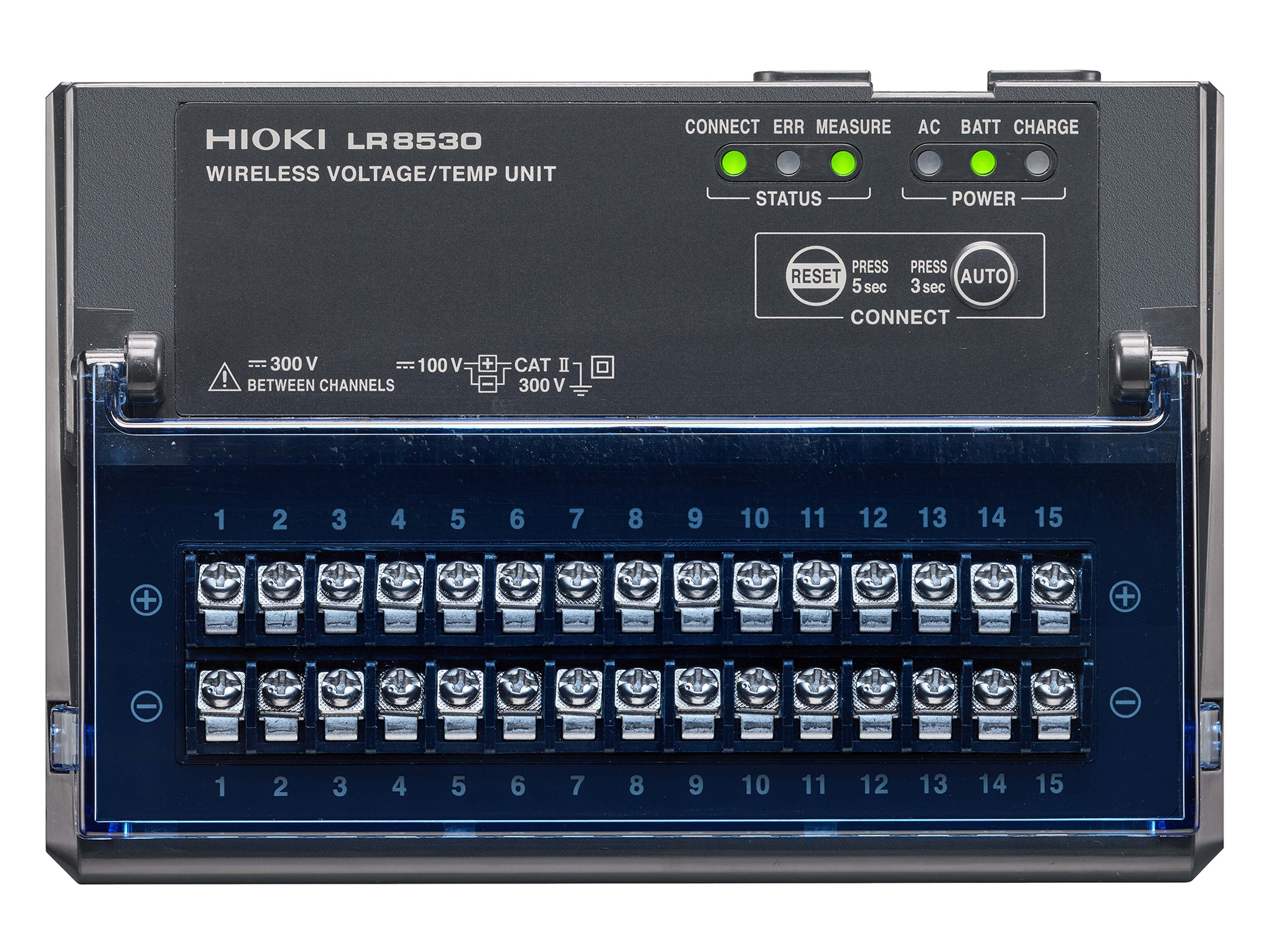 LR8530 - Wireless Logger Module for Voltage and Temperature, 15 channels