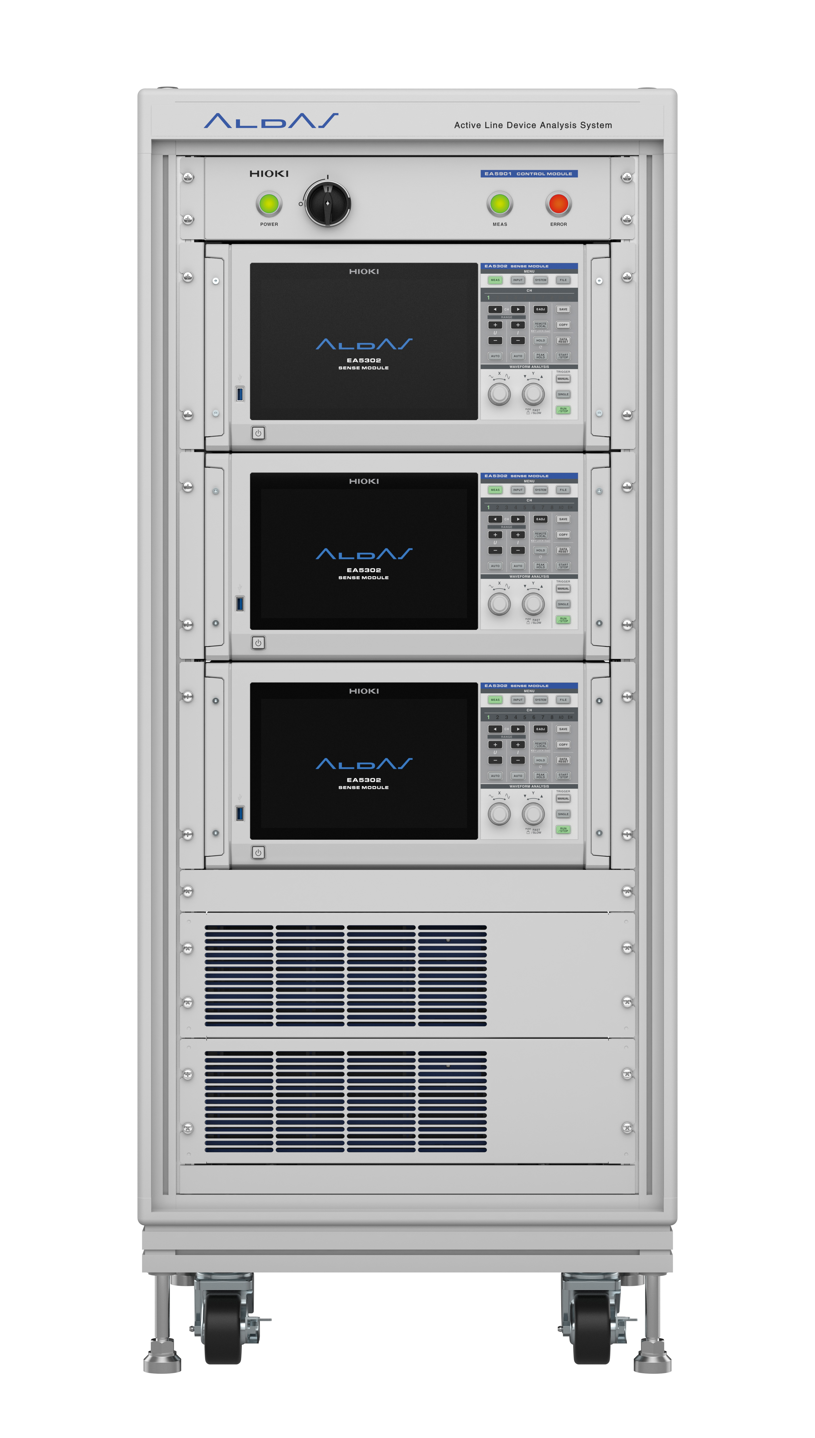 ALDAS-E – EIS-Messsystem für Elektrolyse- und Brennstoffzellen-Stacks im kW- bis MW-Bereich