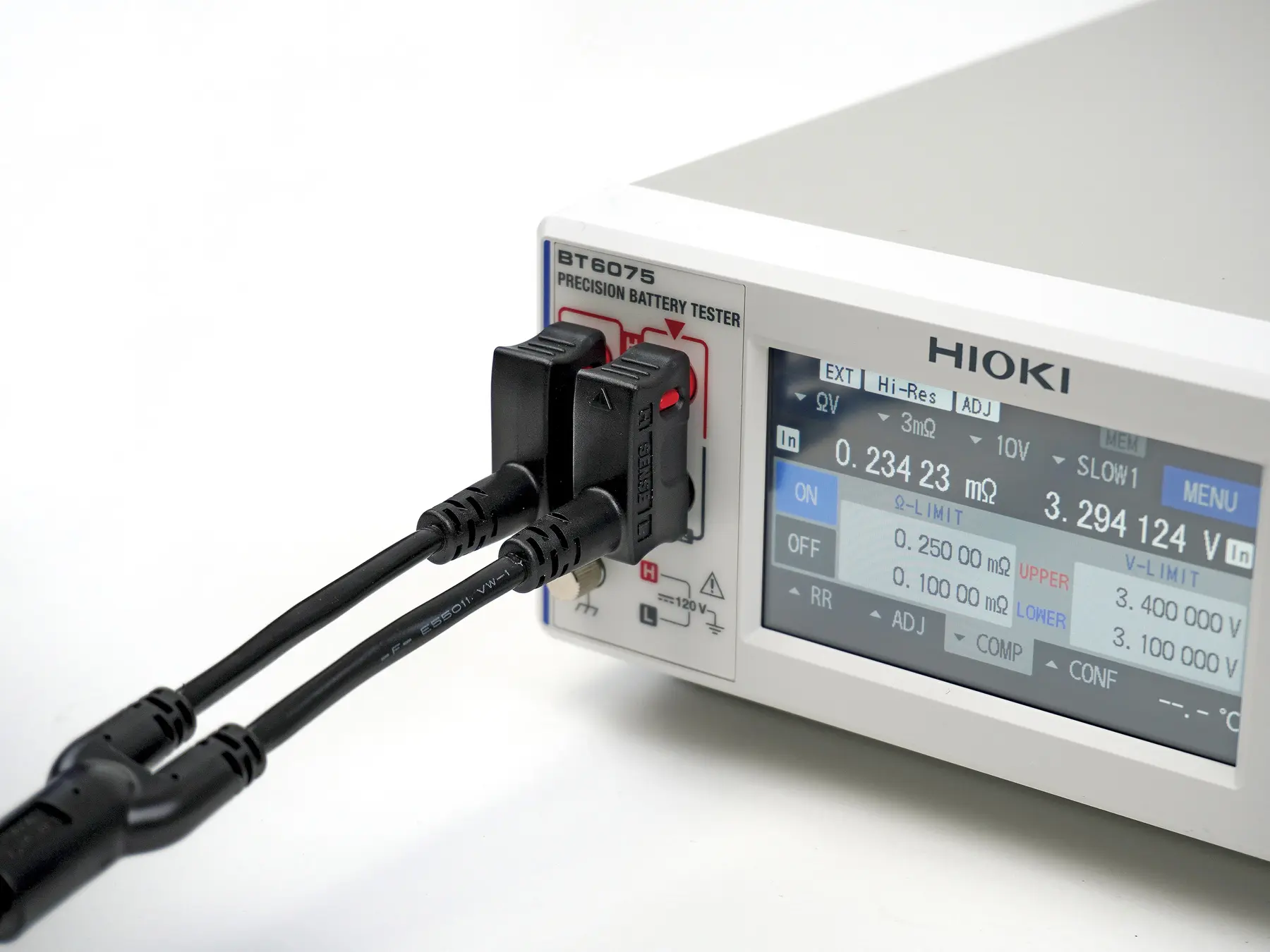 HIOKI L2121 clip type lead 1,2m 60v dc