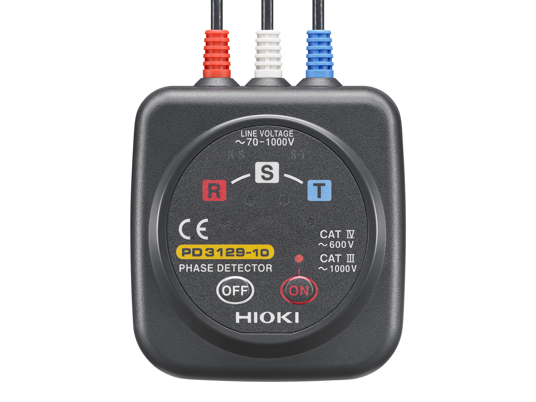 HIOKI PD3129-10 - Non-Contact Phase Rotation Tester for Three-Phase Systems