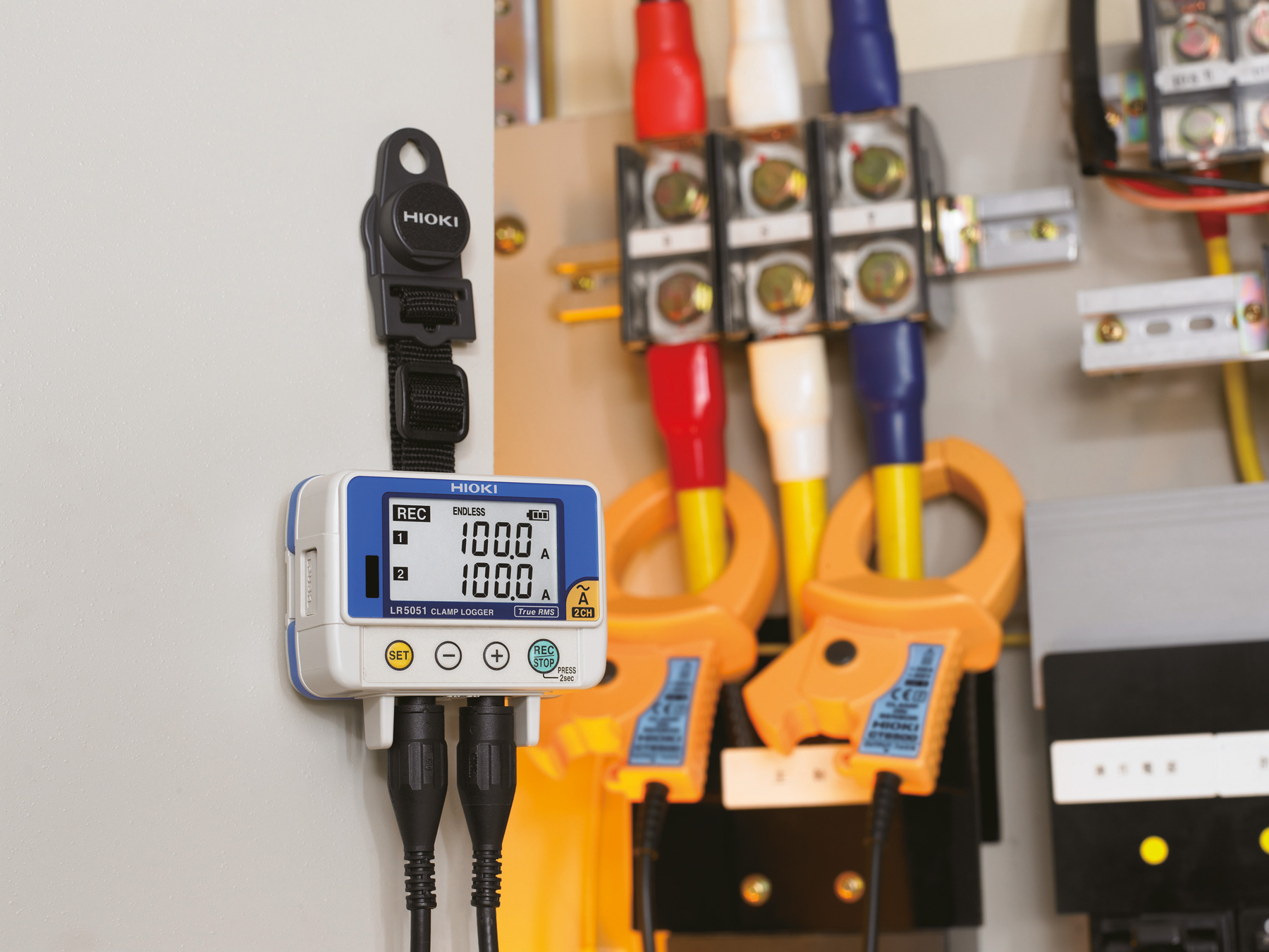 HIOKI LR5051 clamp logger 2ch 1s interval 60000 data ch capacity HIOKI LR5051 clamp logger 2ch 1s interval 60000 data ch capacity