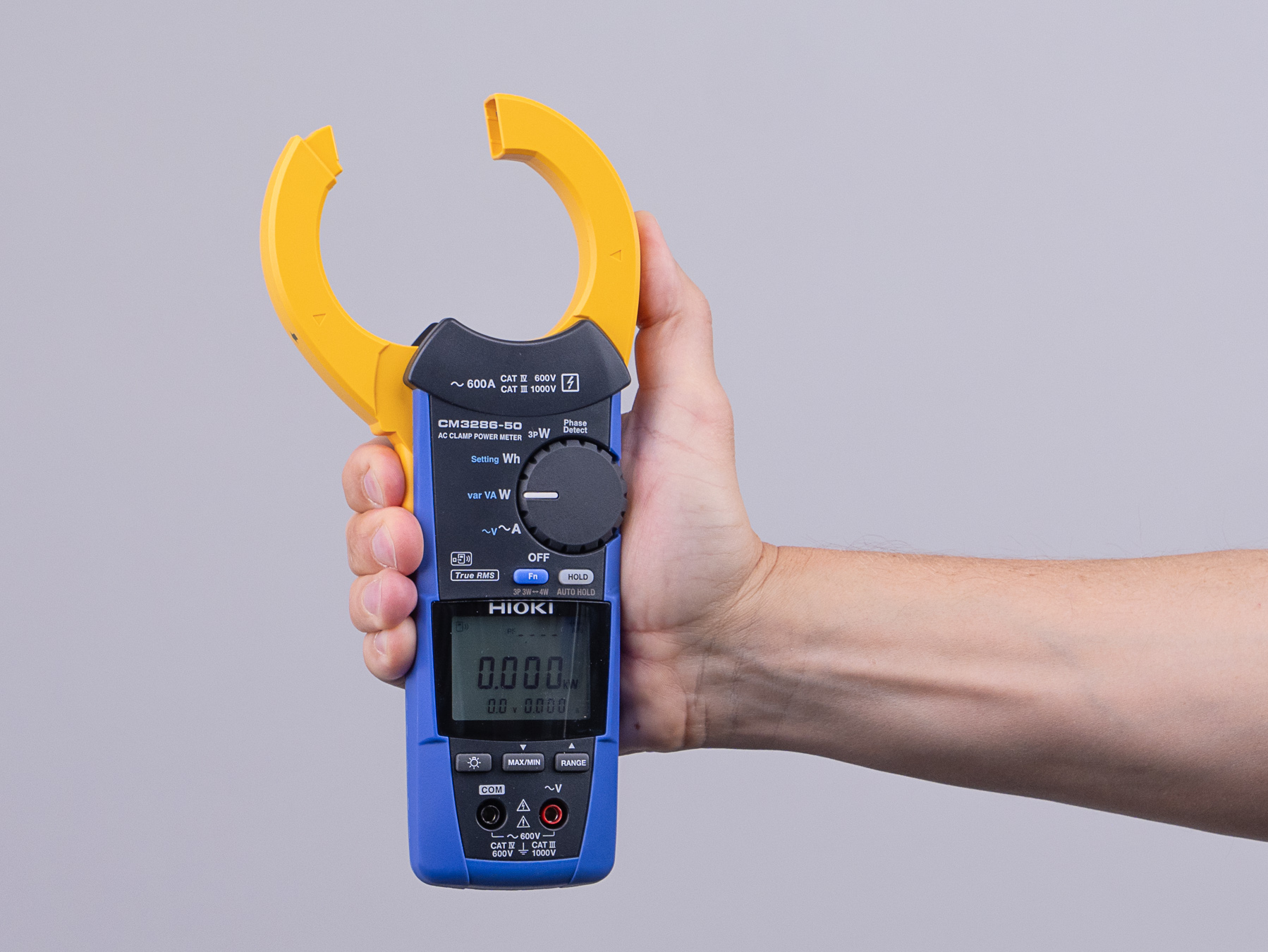 HIOKI CM3286-90 - Leistungsmesszange mit Bluetooth, 600 A, 360 kW
