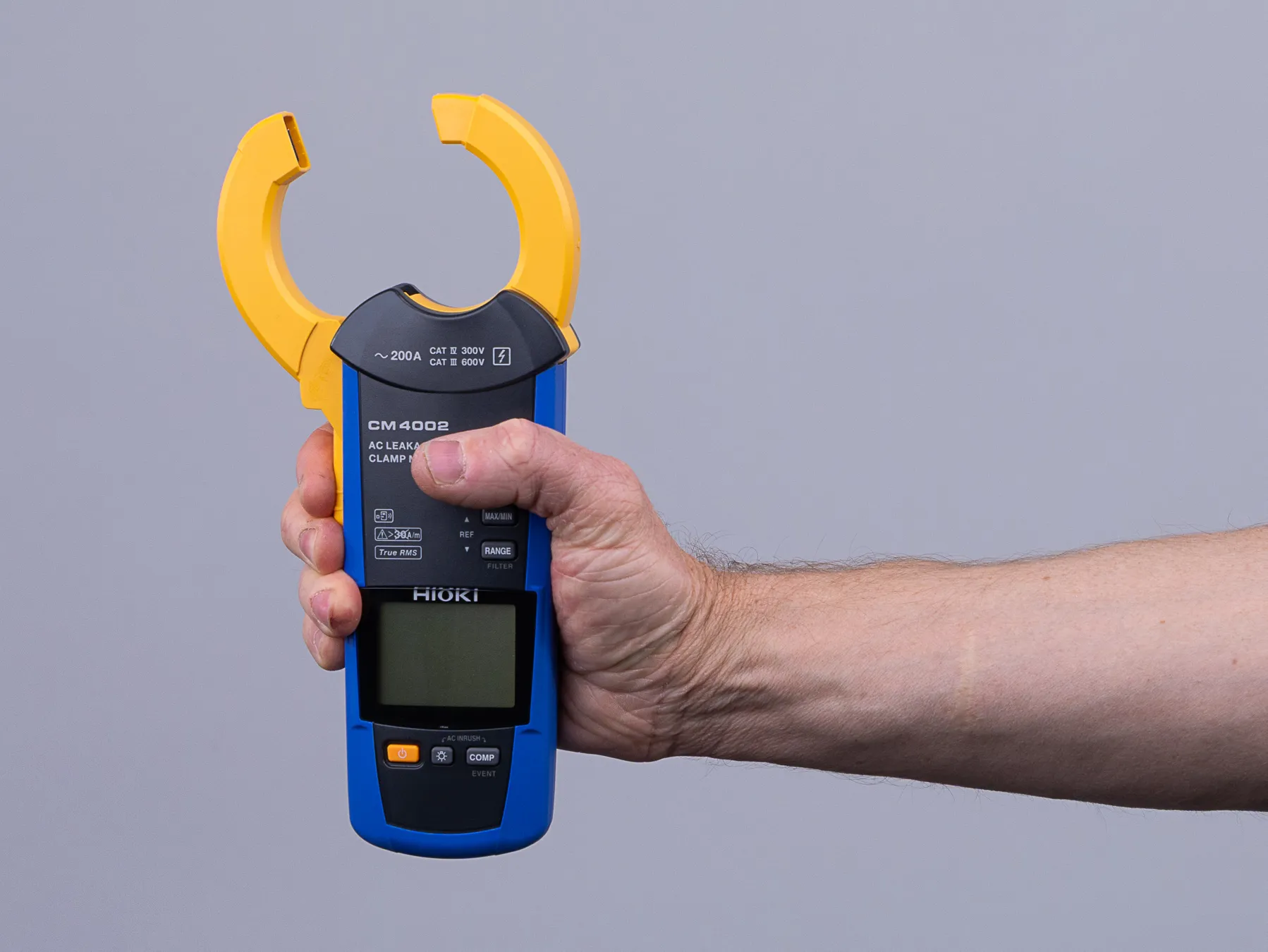 HIOKI CM4002 ac leakage clamp meter for micro a leakage 200 a max conductor diameter 40 mm