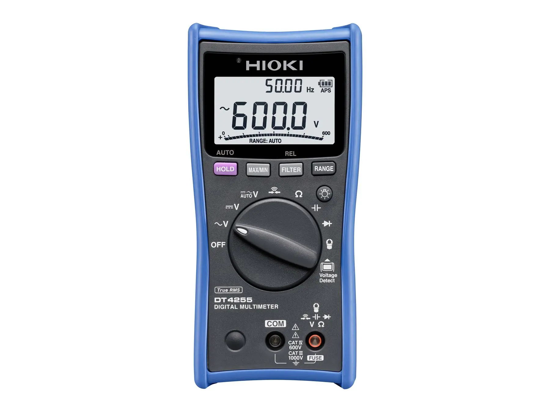 hioki dt4255 true rms digital multimeter for reliable and safe operation in industrial environments true rms ac measurement