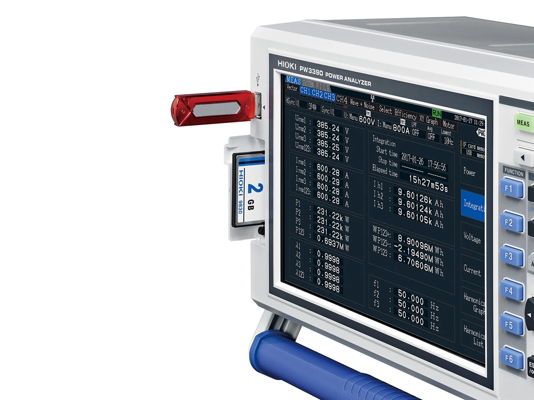 HIOKI PW3390 - Portable 4-channel Power Analyzer
