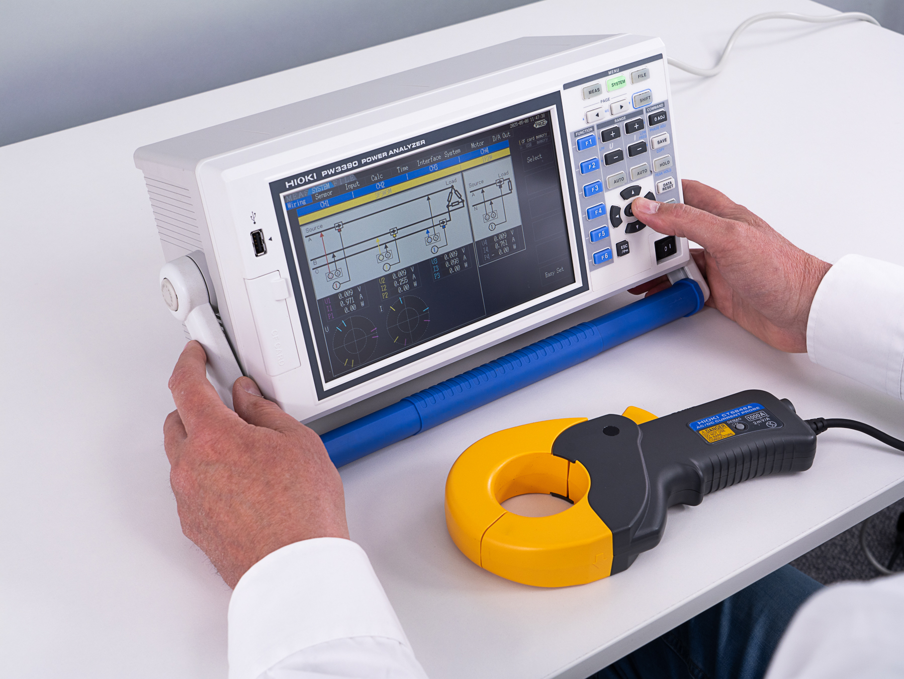 Hioki PW3390 - Portable 4-channel Power Analyzer