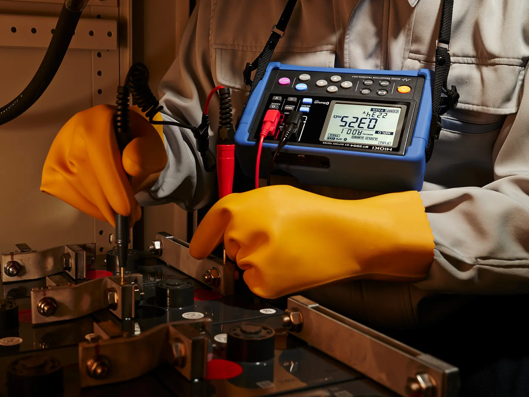 HIOKI 9465-10 - Straight Test Lead with Pogo Pins