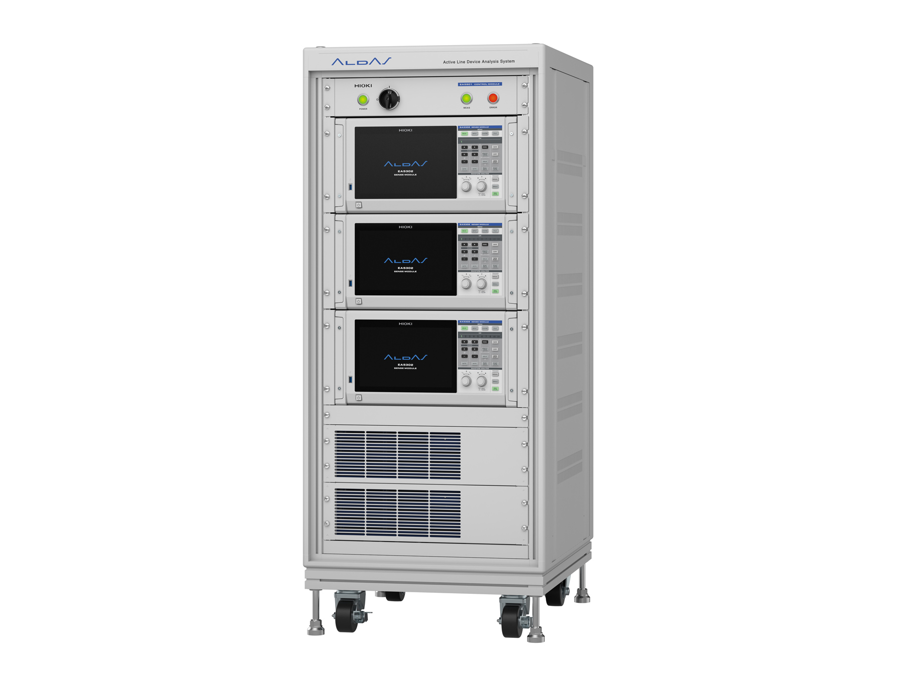 HIOKI ALDAS E eis measurement system for kW to MW class electrolysis and fuel cell stacks 10 mHz to 100 kHz