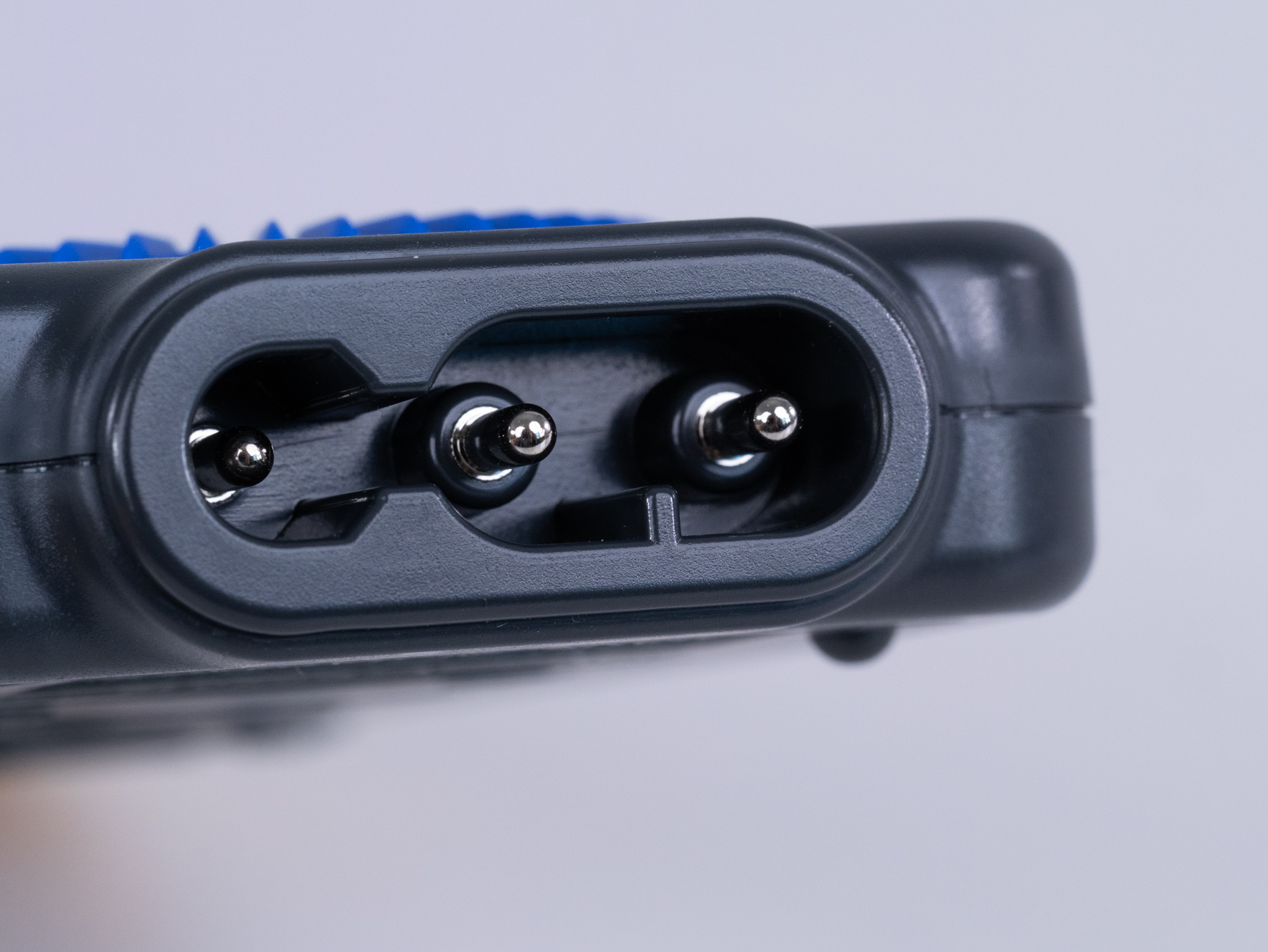 HIOKI 3280-10F ac clamp meter close up connection