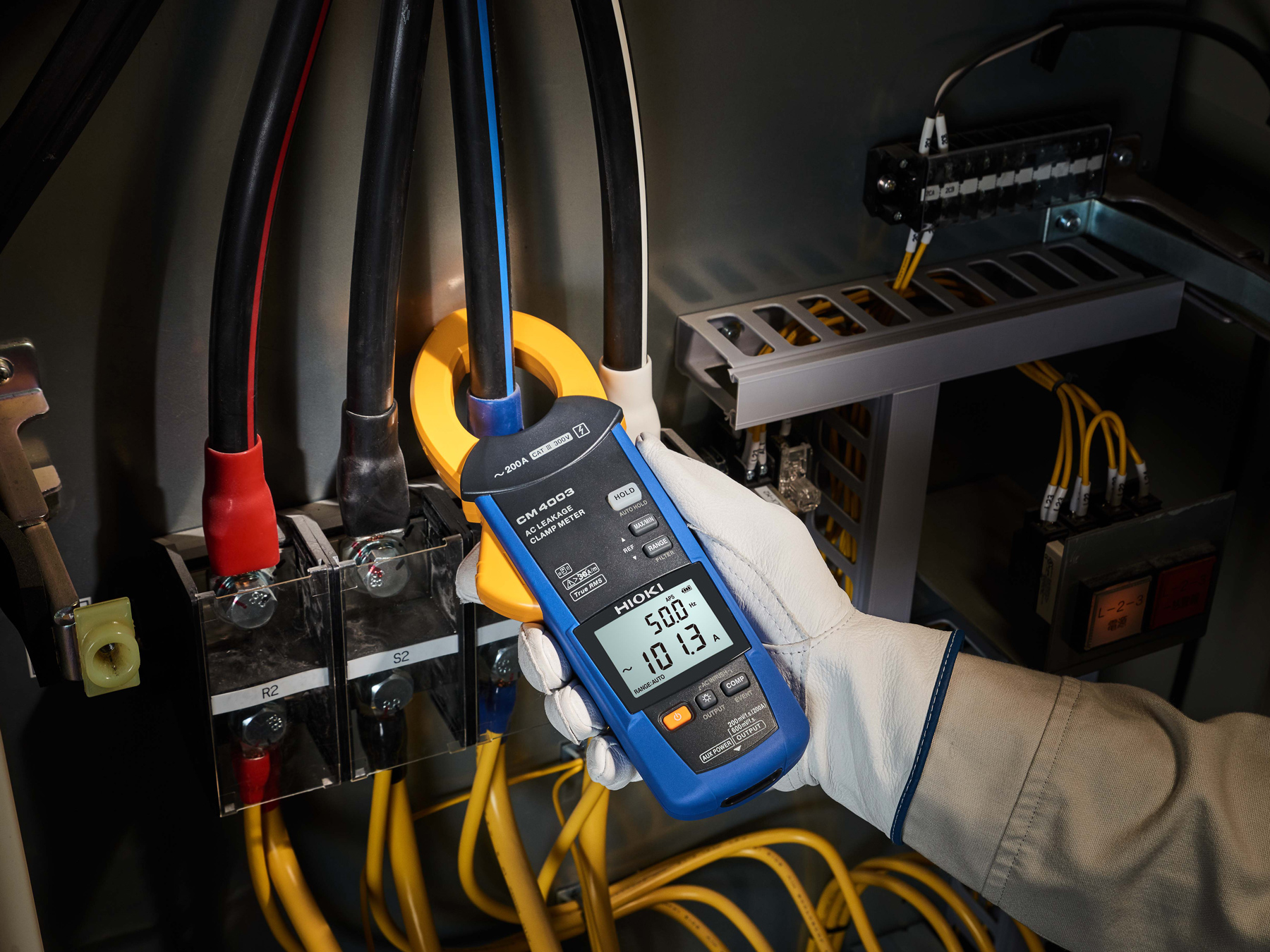 HIOKI CM4003-90 bluetooth ac leakage clamp meter for leakage monitoring 200 a optional bluetooth via Z3210