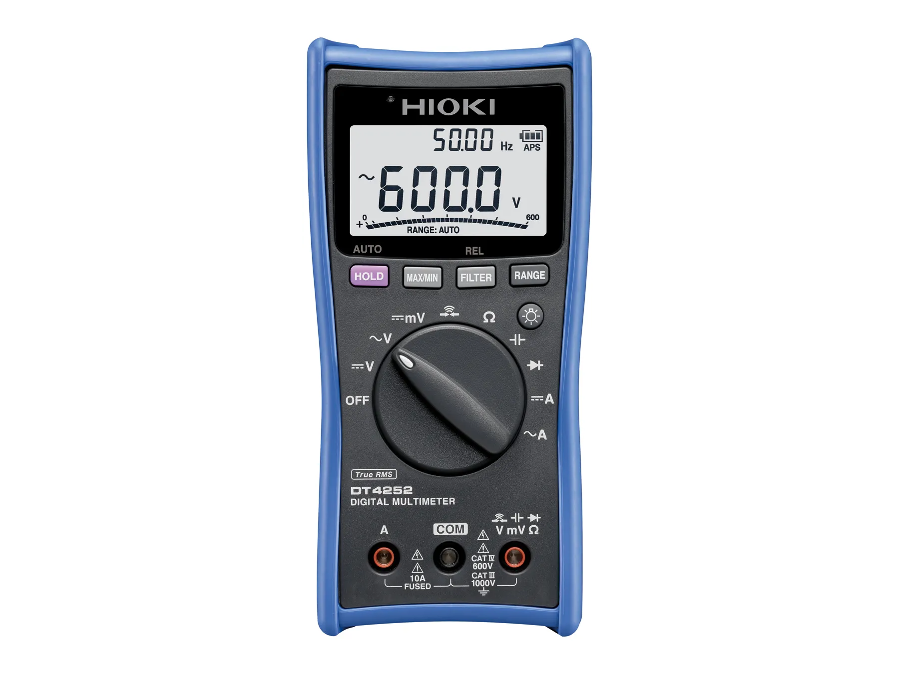 HIOKI DT4252 - Digital Multimeter for Low DC Voltages, Direct AC/DC Current Input