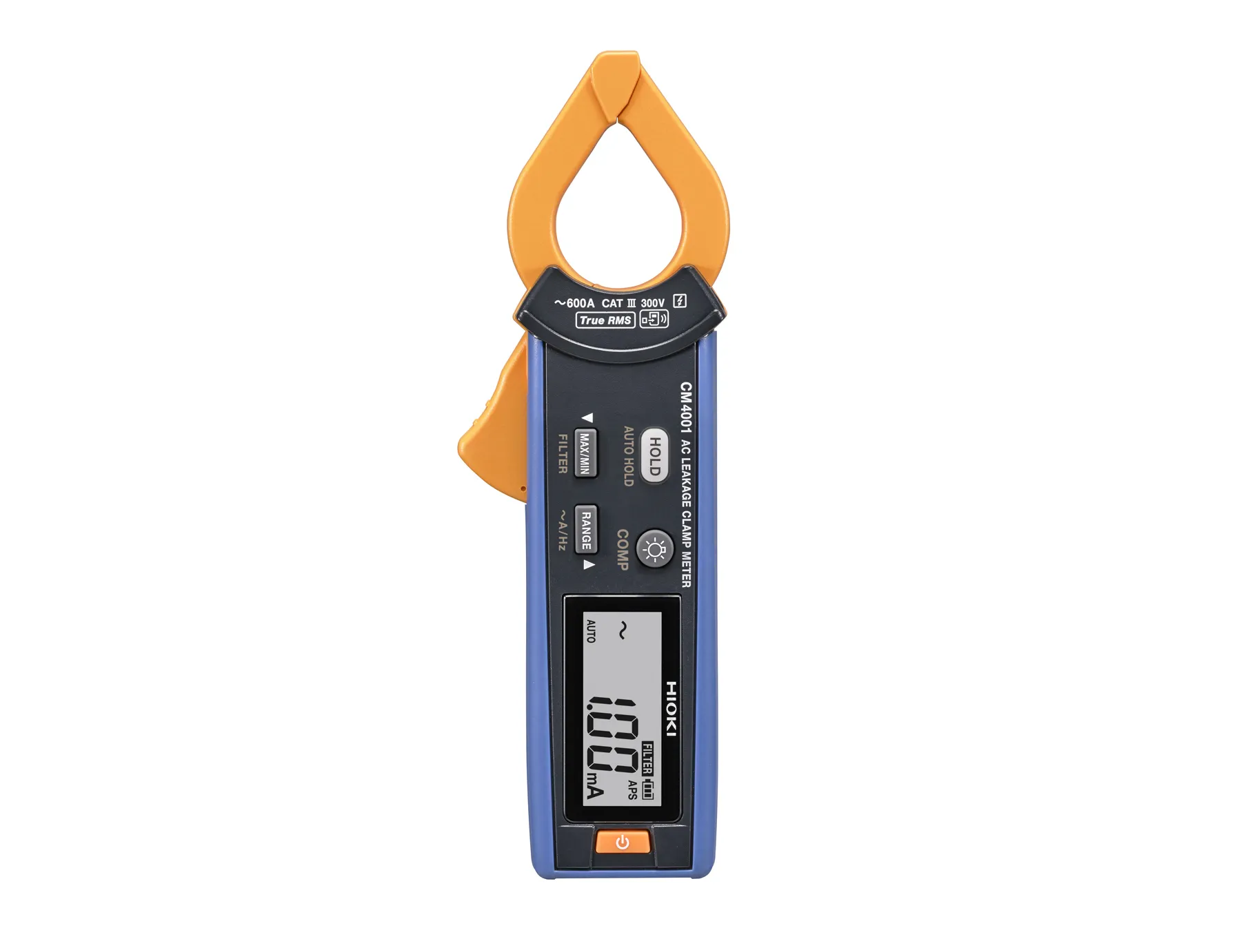HIOKI CM4001 - AC-Leckstromzange für Leck- und Laststrommessungen, 600 A