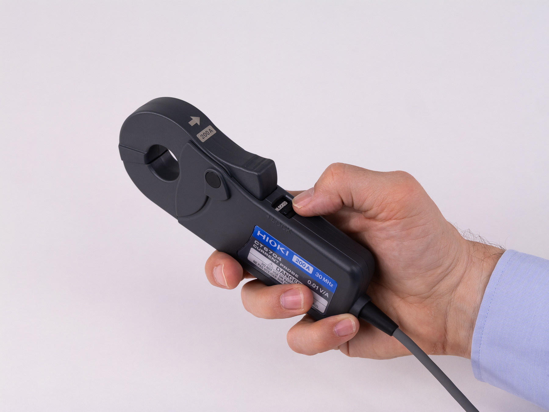 HIOKI CT6704 ac dc fluxgate current probe fluxgate sensor technology