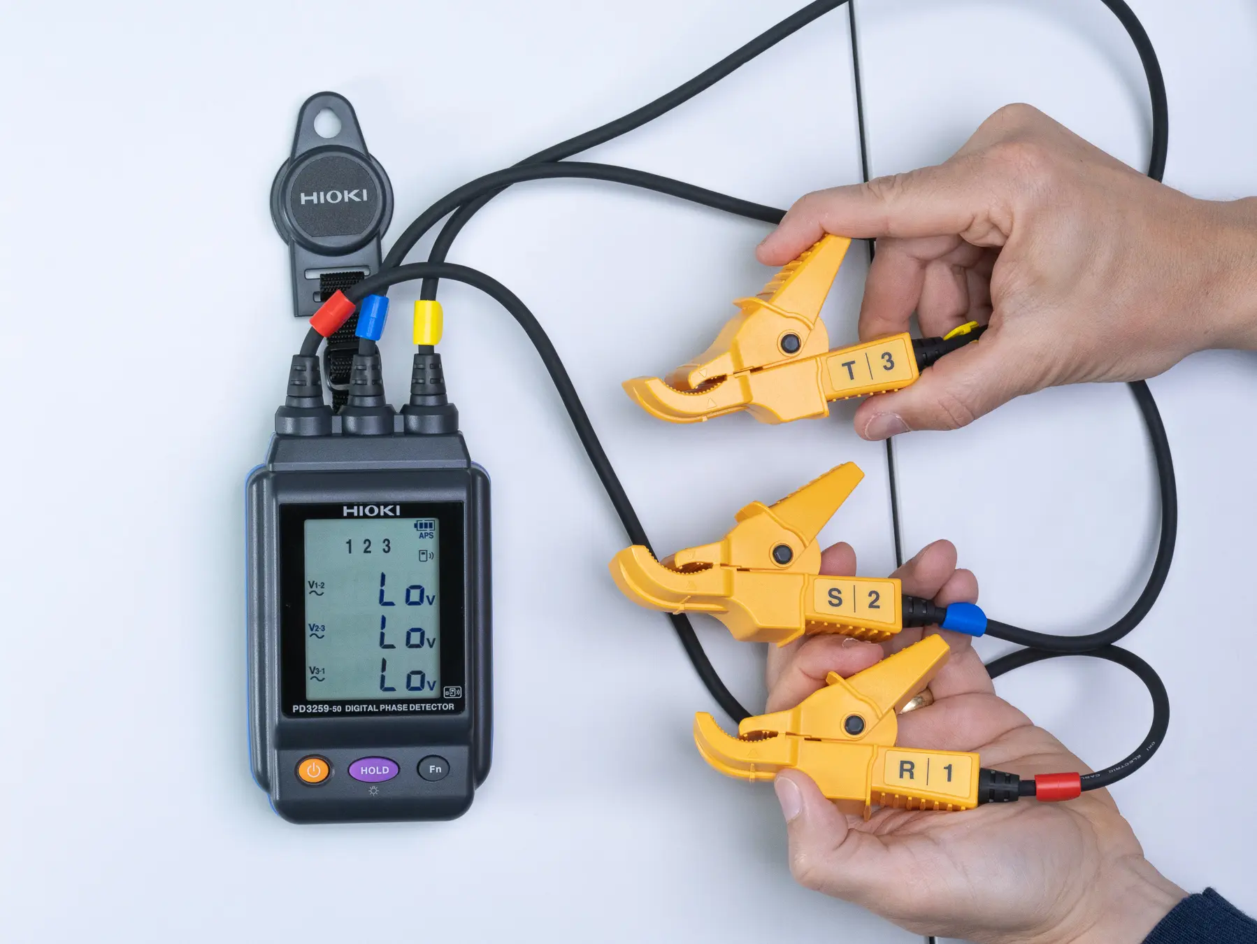 HIOKI PD3259-50 safe non contact phase rotation tester Z5020 magnetic strap compatible not included