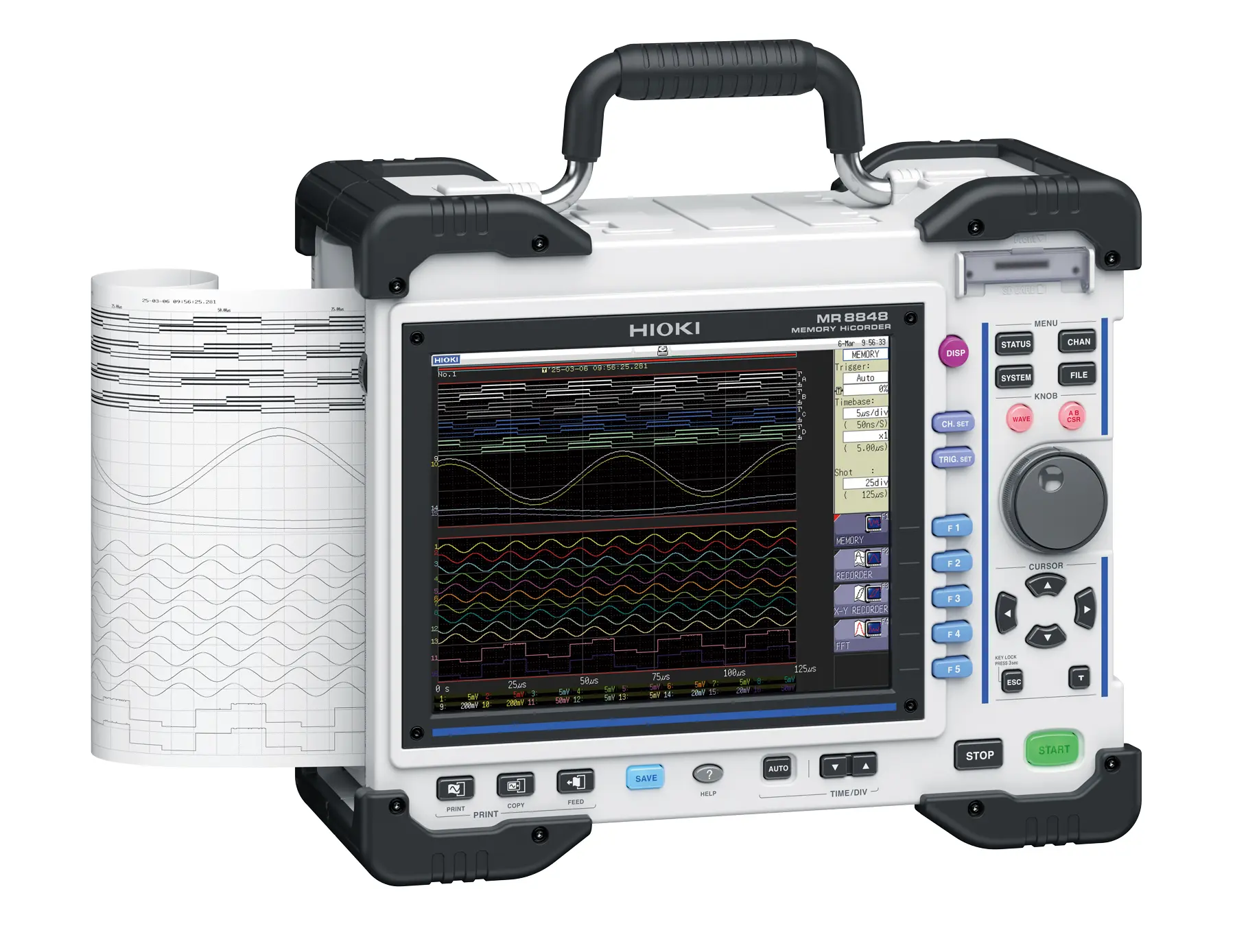 HIOKI U8351 printer unit for mr8848 factory installed option printer mechanism