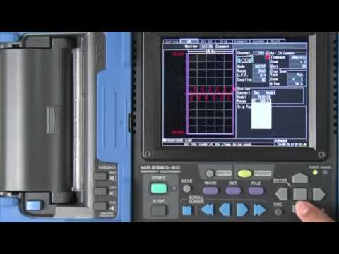 MR8880 - Tragbarer Datenrekorder, 4 Kanäle