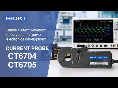 HIOKI CT6705 - AC/DC Fluxgate Current Probe, 500 A / 15 MHz 